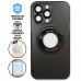 Capa iPhone 13 Pro Max - Vidro Metallic Magsafe Titanium Gray